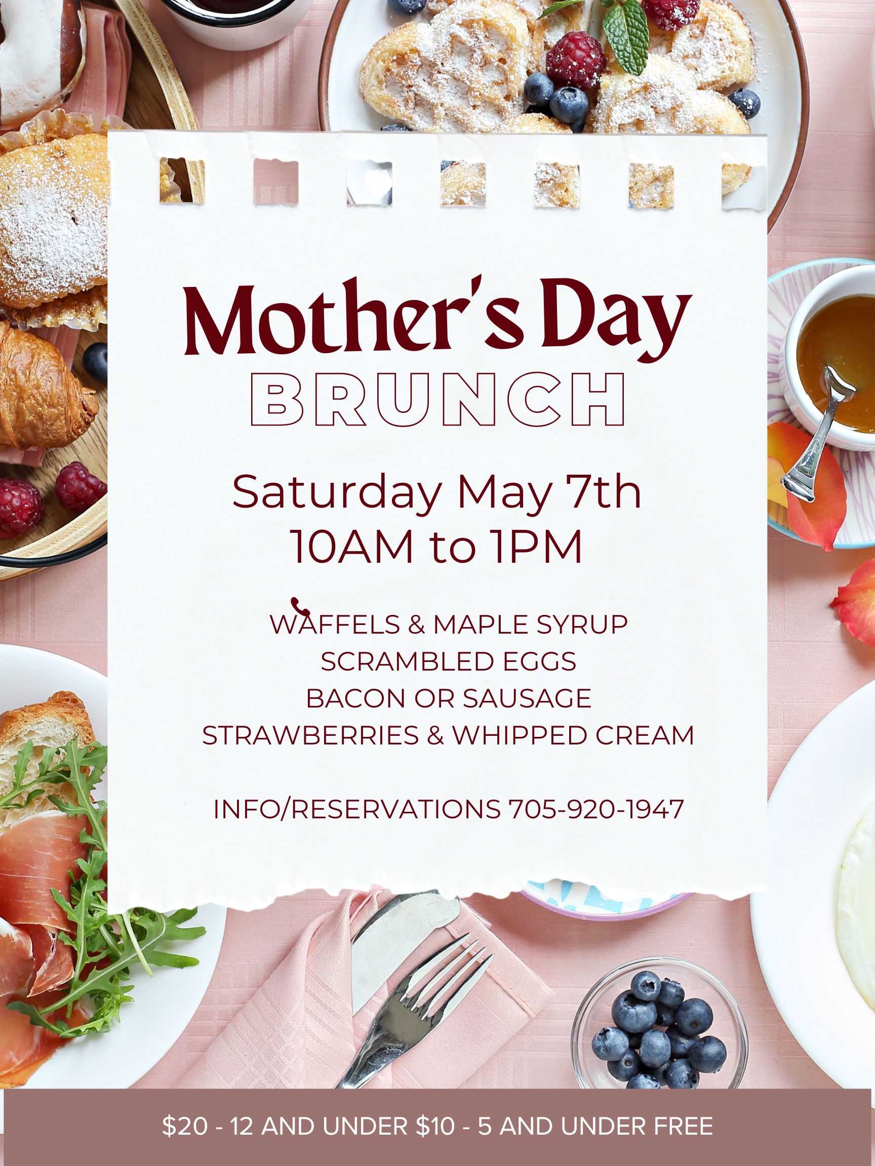Mother's Day Brunch poster