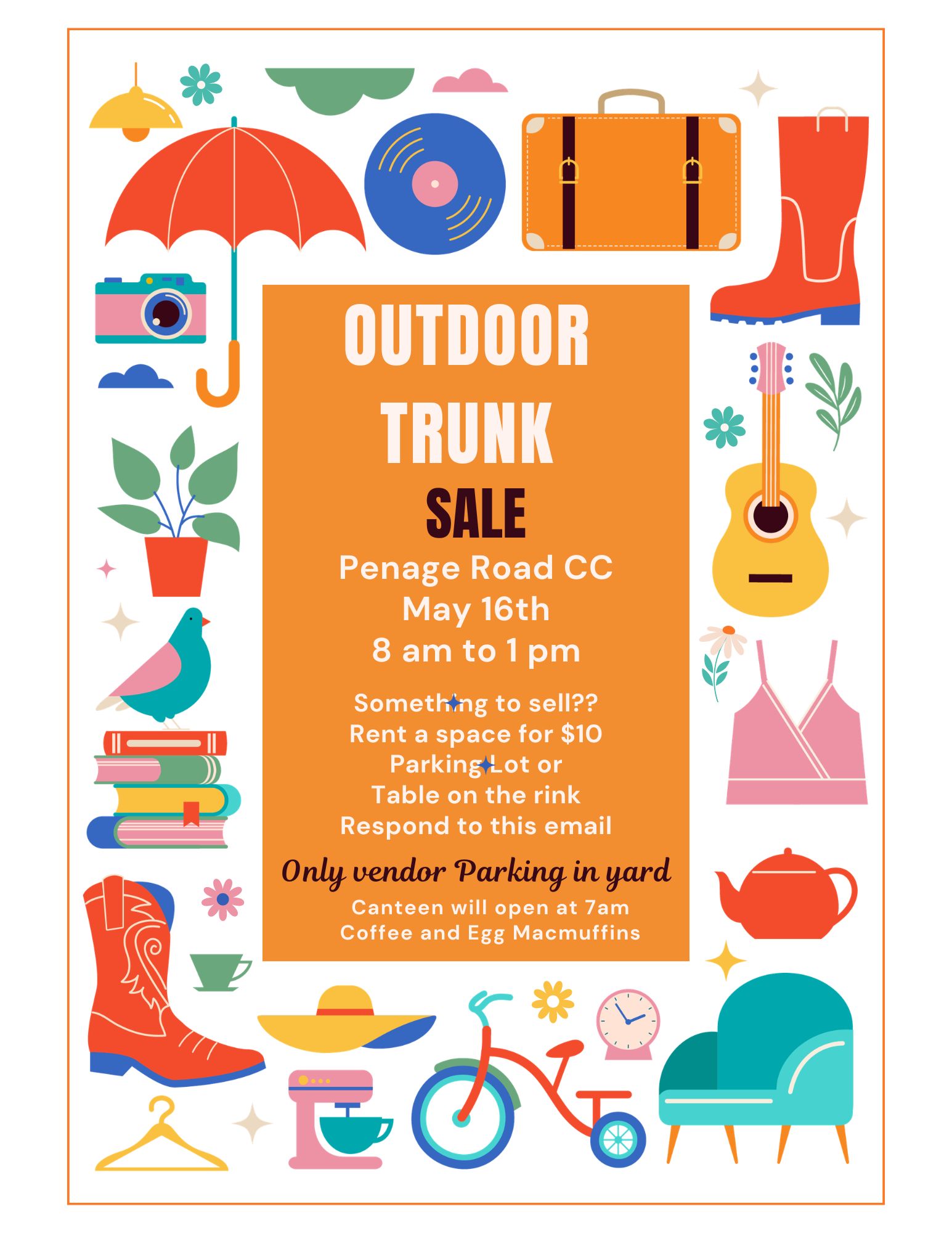 Outdoor Trunk Sale poster